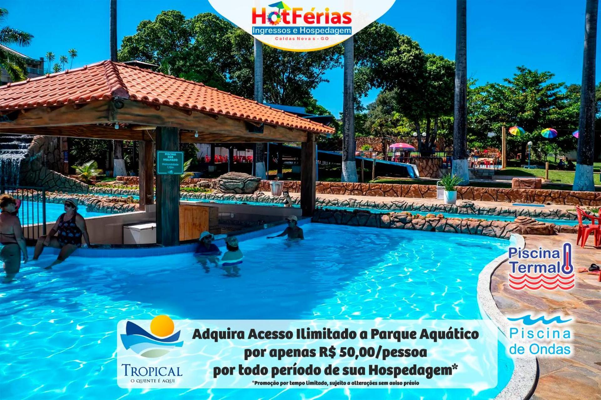 Flat Paradise, Piscinas Termais, Proximo Ao Centro - Hotferias 卡达斯诺瓦斯 外观 照片